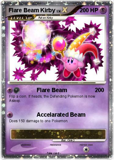 Pokemon Flare Beam Kirby
