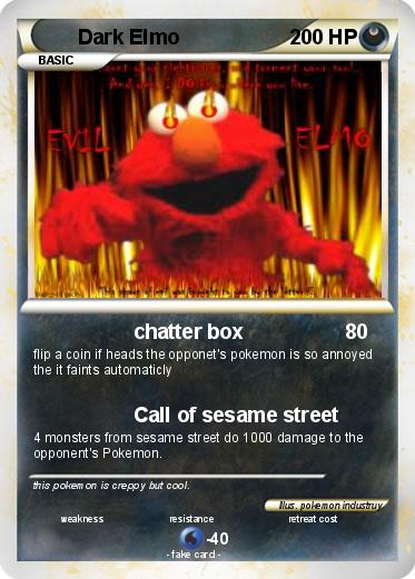 Pokemon Dark Elmo