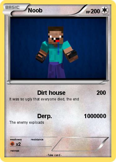 Dirt Minecraft Noob House