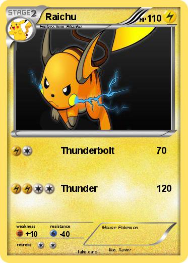Pokemon Raichu