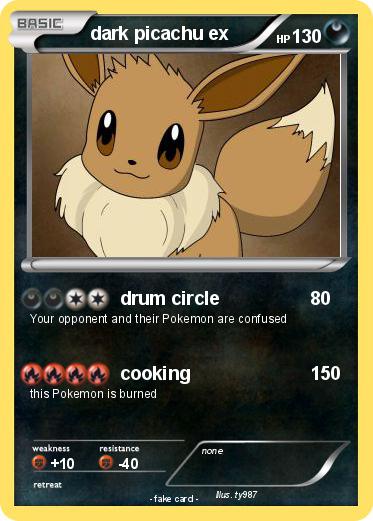 Pokemon dark picachu ex