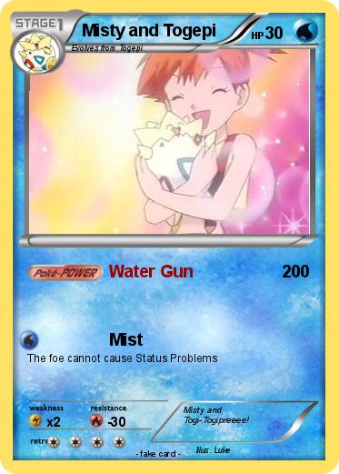 Pokemon Misty and Togepi
