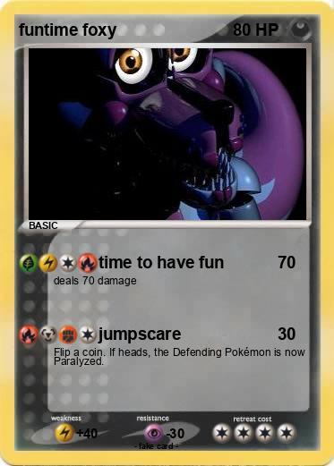 Pokemon funtime foxy