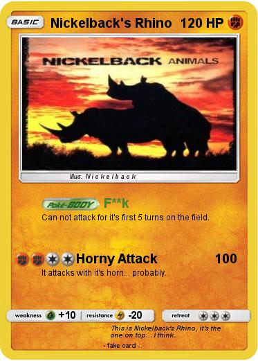 Pokemon Nickelback's Rhino