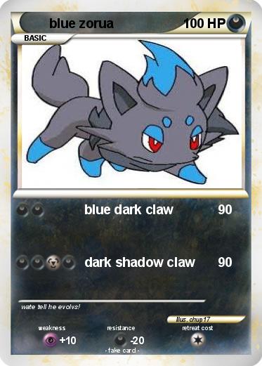 Pokemon blue zorua