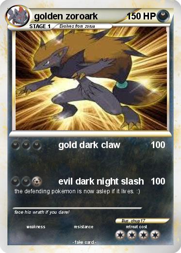 Pokemon golden zoroark