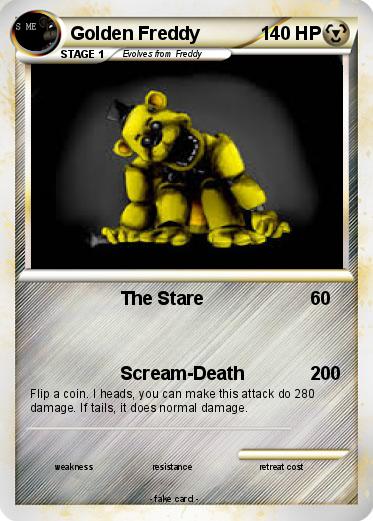 Pokemon Golden Freddy
