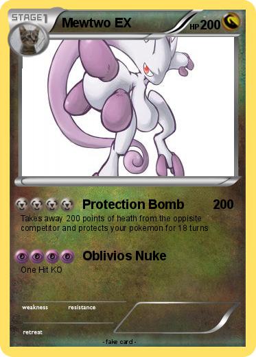 Pokemon Mewtwo EX