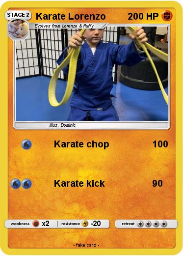 Pokemon Karate Lorenzo