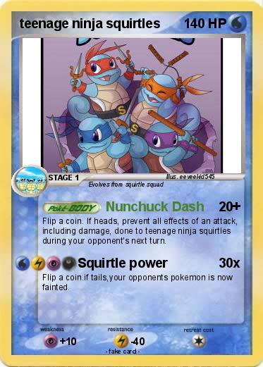 Pokemon teenage ninja squirtles