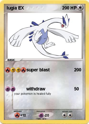 Pokemon lugia EX