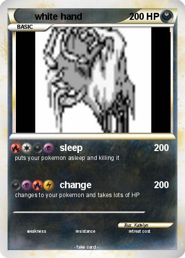 Pokemon white hand