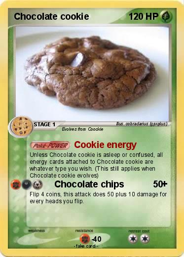 Pokemon Chocolate cookie