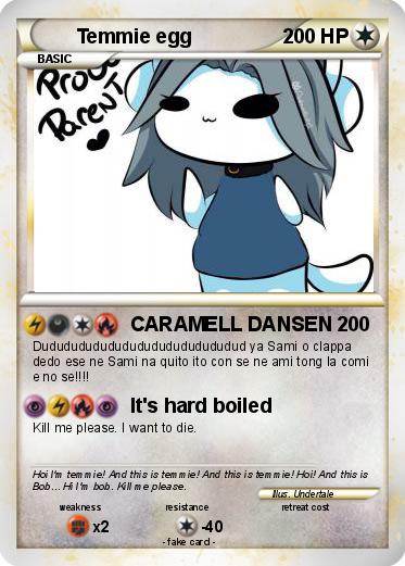 Pokemon Temmie egg