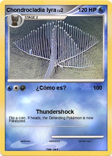 Pokemon Chondrocladia lyra