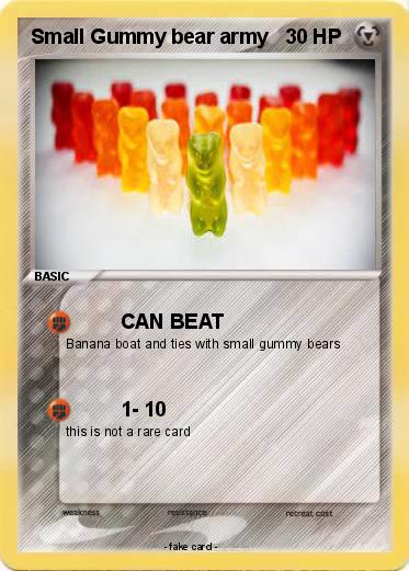 Pokemon Small Gummy bear army