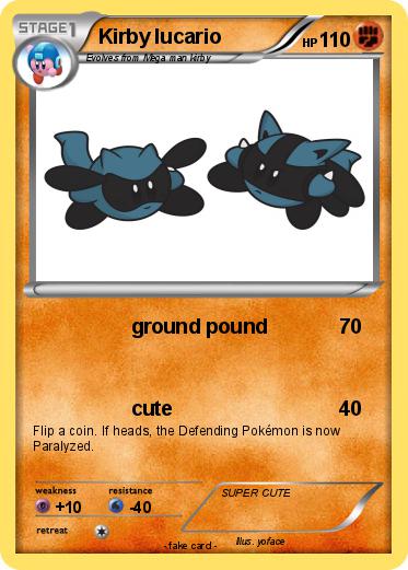 Pokemon Kirby lucario