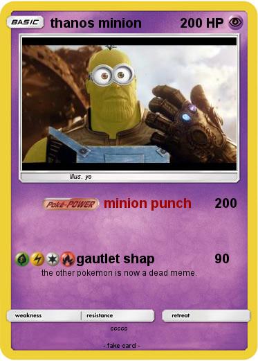 Pokemon thanos minion