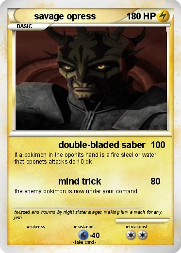 Pokemon savage opress