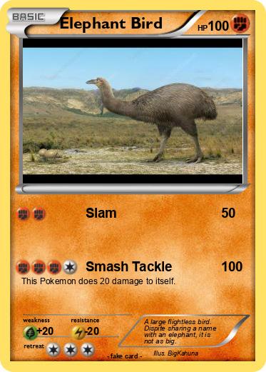 Pokemon Elephant Bird