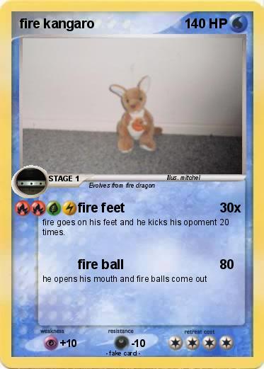 Pokemon fire kangaro