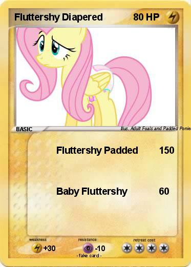 Pokemon Fluttershy Diapered