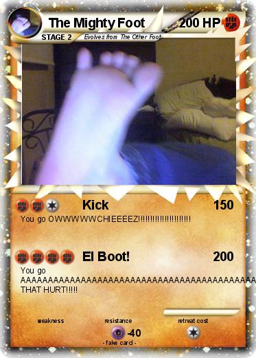 Pokemon The Mighty Foot