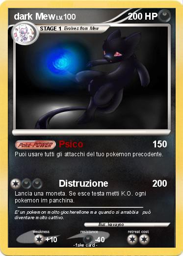 Pokemon dark Mew