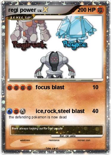 Pokemon regi power