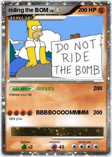 Pokemon riding the BOM