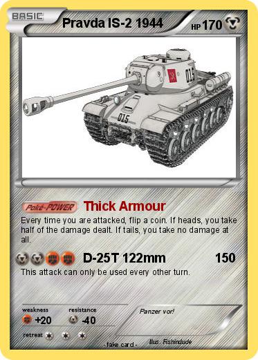 Pokemon Pravda IS-2 1944 Pokemon Pravda IS-2 1944