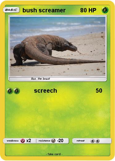 Pokemon bush screamer