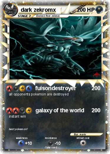 Pokemon dark zekromx