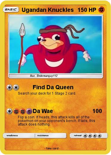 Pokemon Ugandan Knuckles
