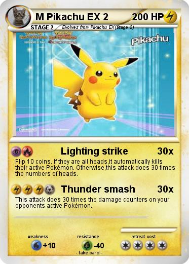 Pokemon M Pikachu EX 2