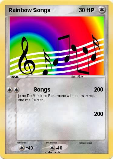 Pokemon Rainbow Songs