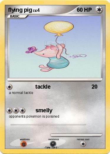 Pokemon flying pig