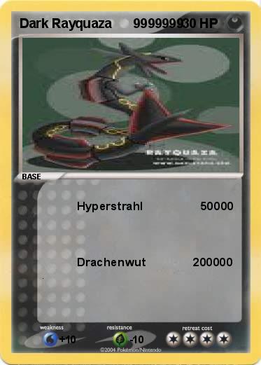 Pokemon Dark Rayquaza      9999999
