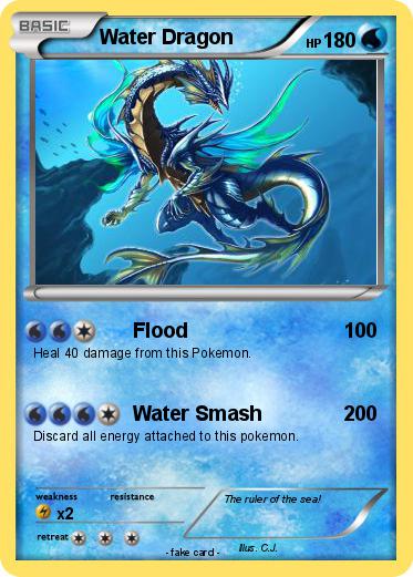 Pokemon Water Dragon