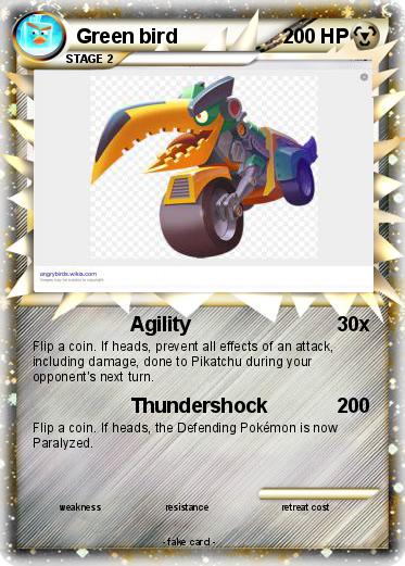 Pokemon Green bird