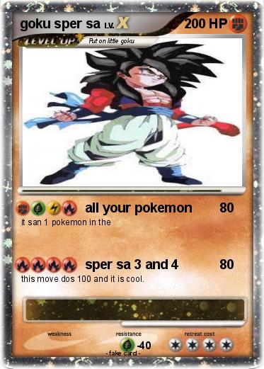 Pokemon goku sper sa