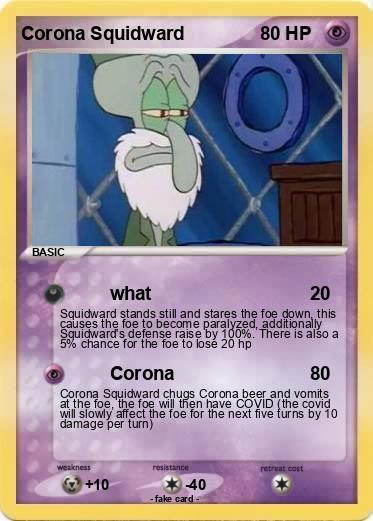 Pokemon Corona Squidward