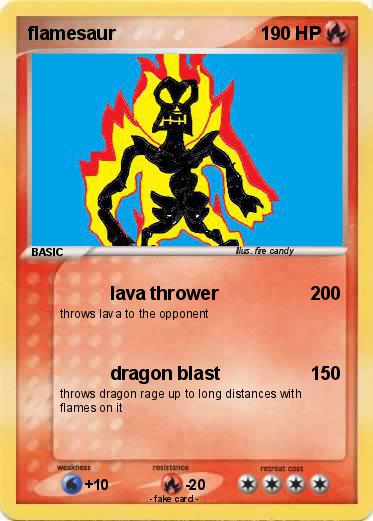 Pokemon flamesaur
