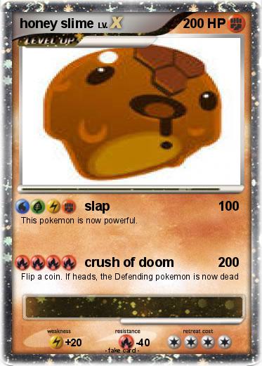 Pokemon honey slime