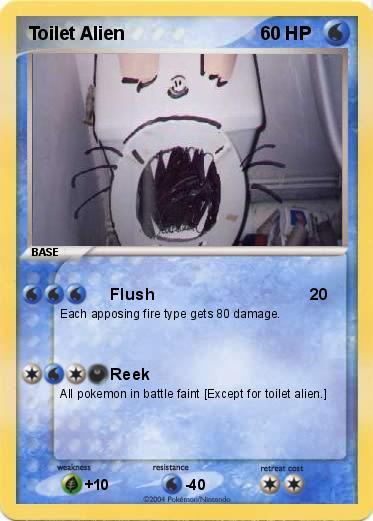 Pokemon Toilet Alien