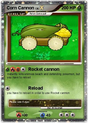 Pokemon Corn Cannon
