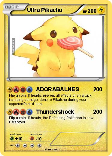 Pokemon Ultra Pikachu
