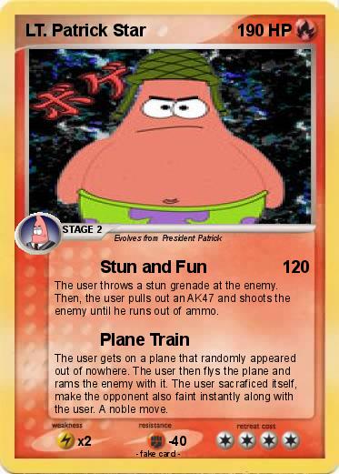 Pokemon LT. Patrick Star