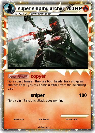 Pokemon super sniping archer