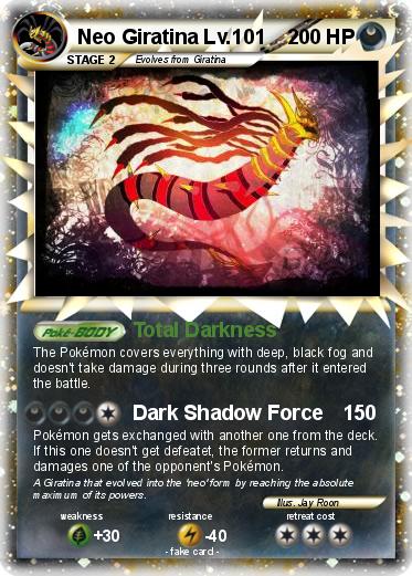 Pokemon Neo Giratina Lv.101